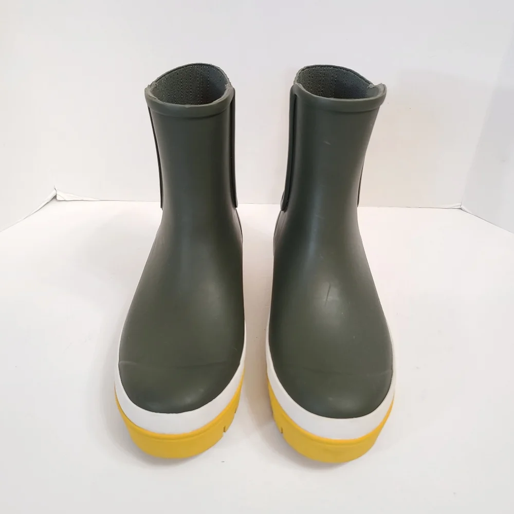 Tory Burch | Foul Weather Colorblock Lug Sole Boots in Leccio Size 7